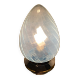 Suspension en verre et métal Art Déco