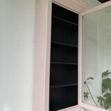Vitrine haute rose poudrée