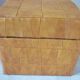 Stool, leather storage chest, 60