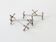 Set of 4 WMF Silver-Plated Knife Rests Germany 1970s