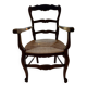 Straw armchair