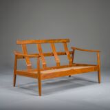 Danish modern seating set in teak by Arne Vodder for France & Søn, 1960s, set of 3