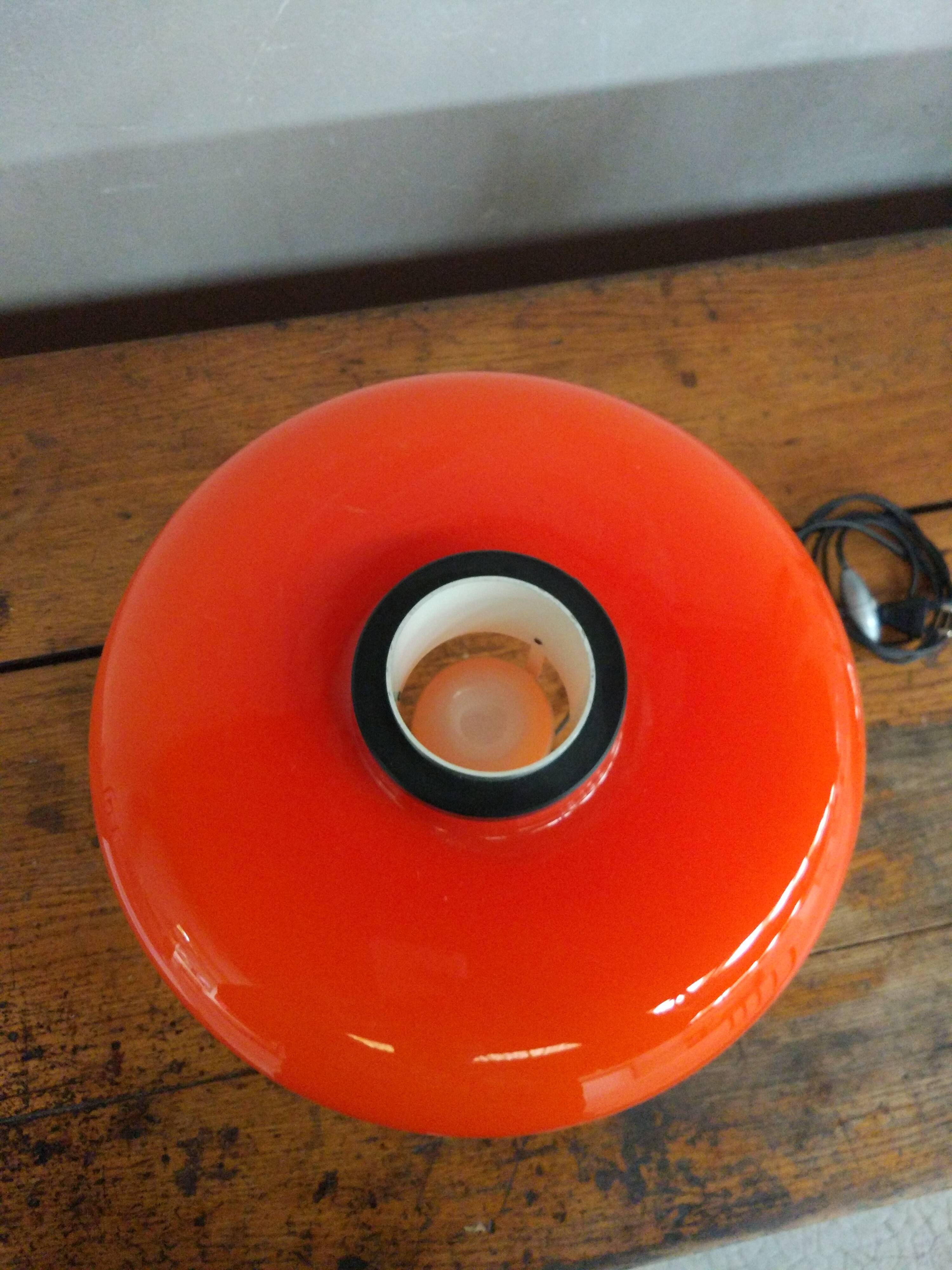 Lampe vintage 1970 orange