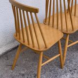 Scandinavian chairs Pinnstol ZPM Radomsko 1950