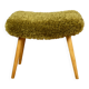 High stool seat khaki / olive / redhead - beech legs
