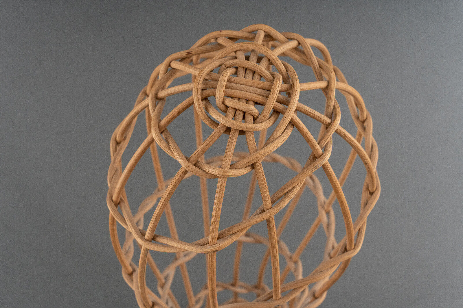 Head to hat Marotte Rattan hat shop head 1950