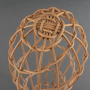 Head to hat Marotte Rattan hat shop head 1950