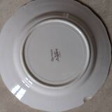 Two Sarreguemines Agreste dinner plates