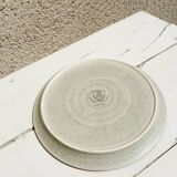 Set of 6 “Stromboli” model oyster plates from Saint-Amand