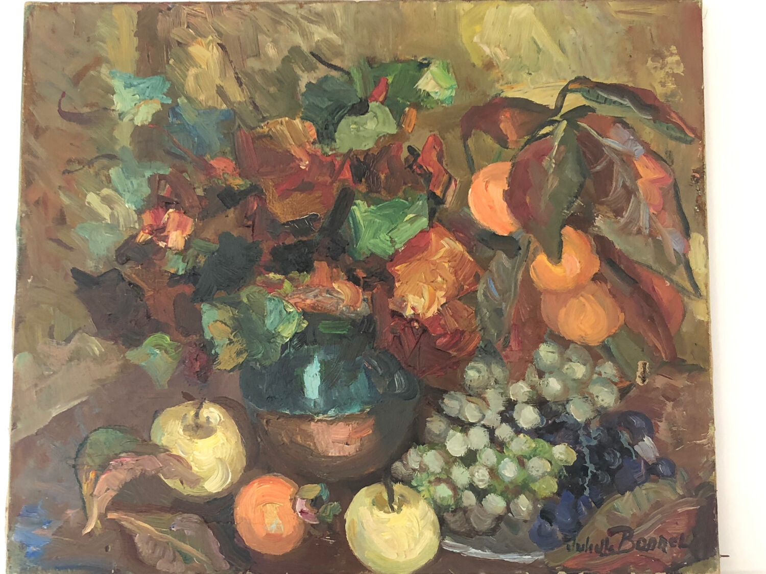 Tableau nature morte fruits