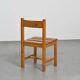 Suite de quatre chaises Maison Regain, circa 1970