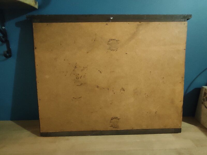 Beveled mirror solid wood molding