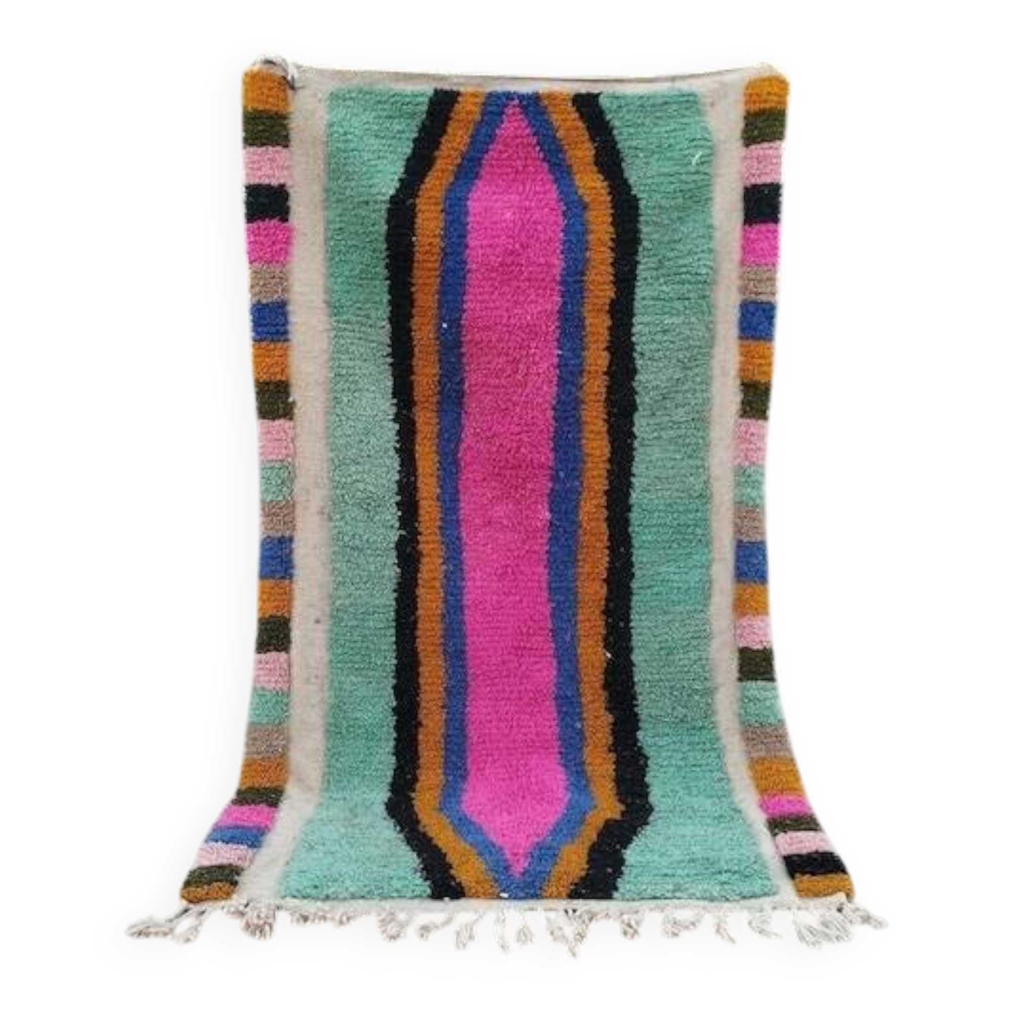 Handmade Berber rug in pure wool, size 240 x 160 cm