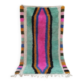 Handmade Berber rug in pure wool, size 240 x 160 cm