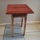 Console holder pot flower wood patinated seat mahogany