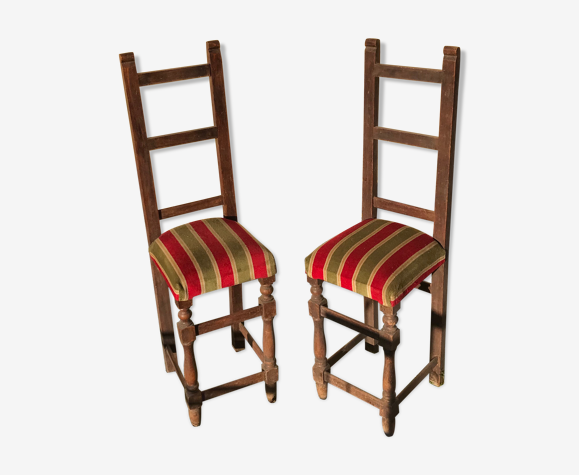 Paire de petite chaises Louis XIII | Selency