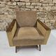 Fauteuil club pieds compas 1970
