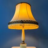 Table lamp with marble base
