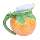 Pitcher in an orange-shaped slurry