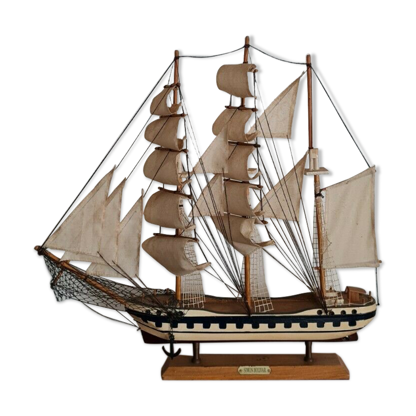 Miniature boat Simon Bolivar