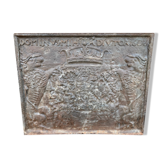 Fireplace plate