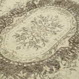 Handmade One-of-a-Kind Oriental Beige Rug 175 cm x 272 cm - 38985