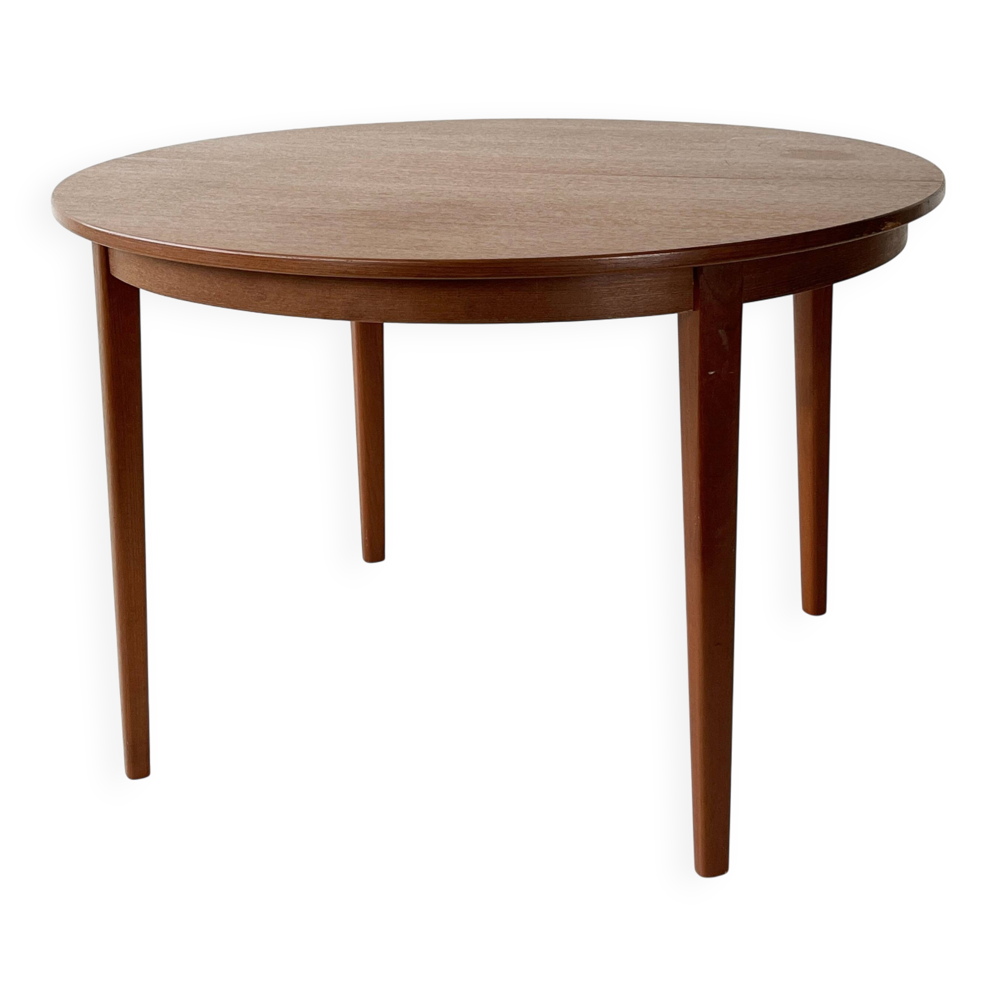 Table ronde extensible en teck