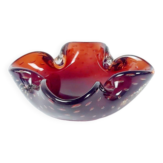 Murano Glass Bullicante Bowl or Ashtray by Barovier & Toso, Italy, 1960s