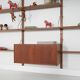 Teak modular shelving unit, Danish design, 1970s, made in Denmark