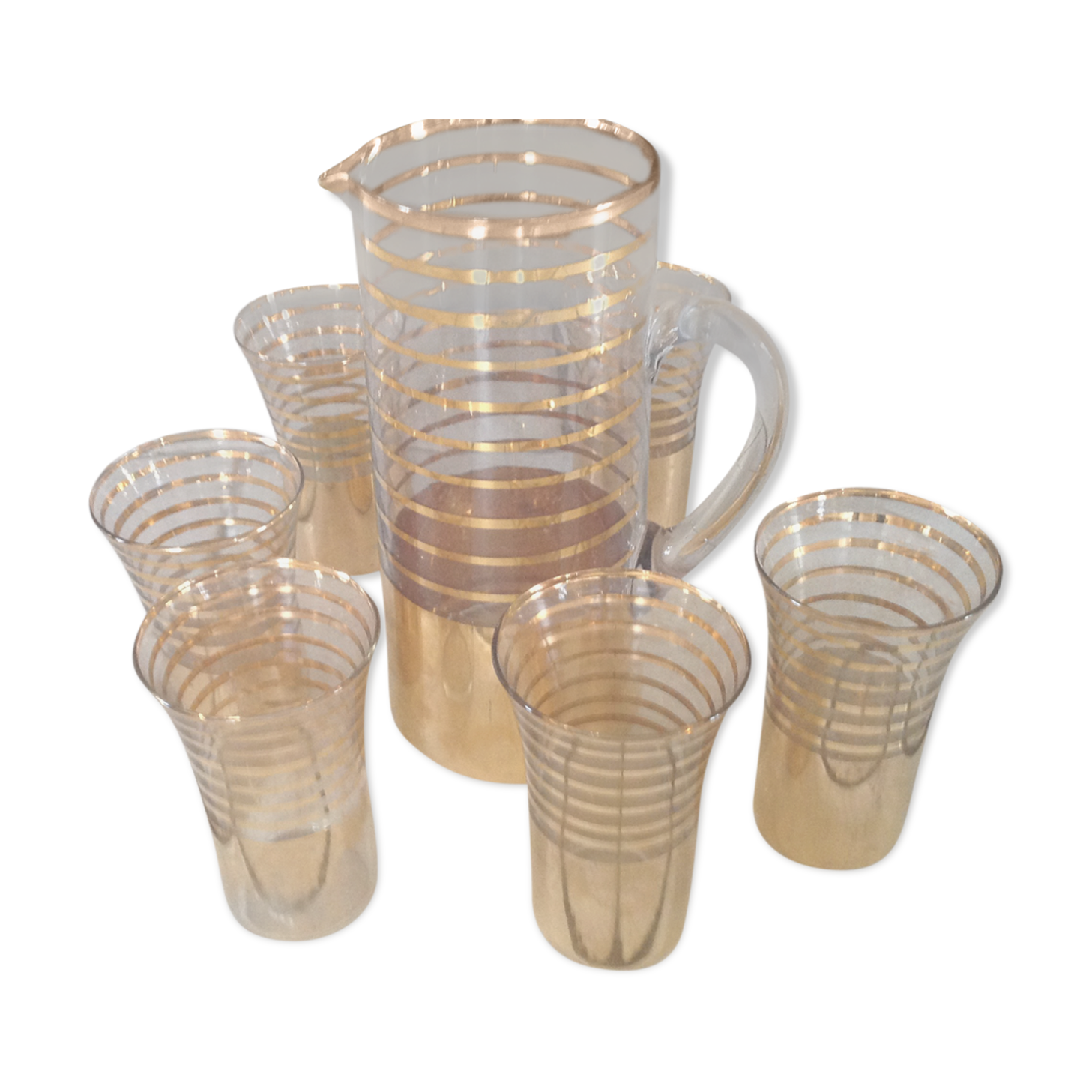 Vintage orangeade service