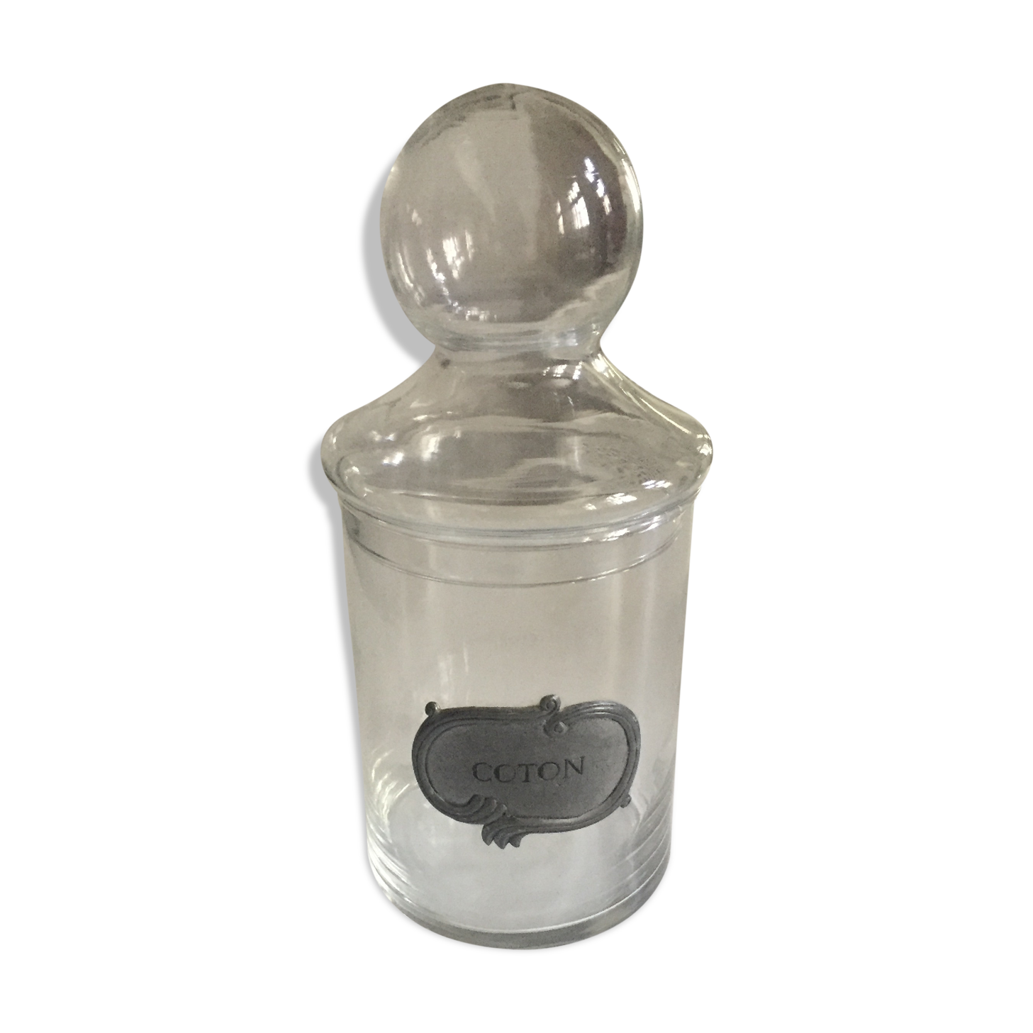Pot en verre vintage