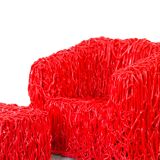 Senzafine armchair and pouf by Gaetano Pesce
