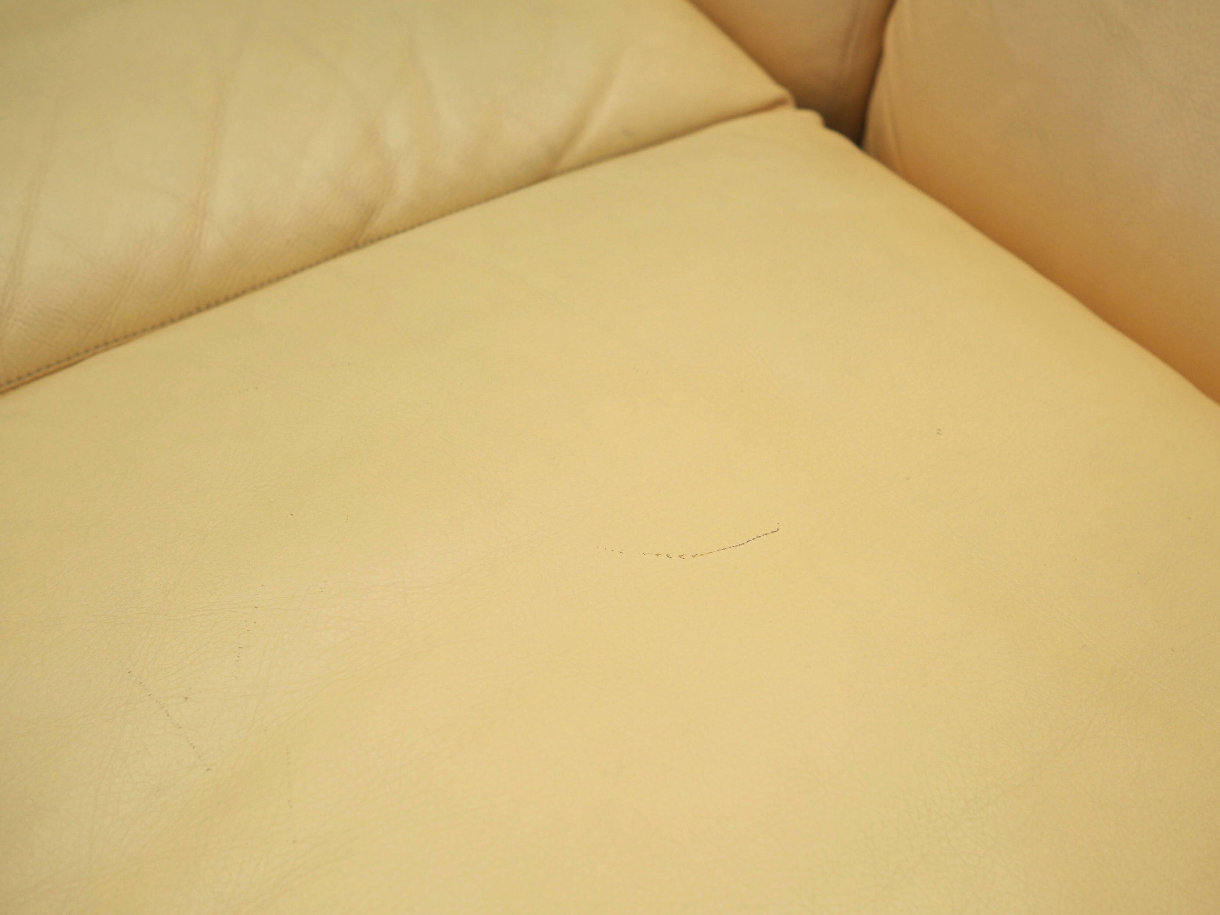 Leather sofa, Italian design, 1960s, production: Italy