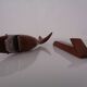 Danish Teak Shark with Stand, 1960s