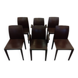 Lola leather chair/armchair designed by Poltrona Frau