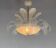 Lustre vénitien Artdeco en verre de Murano vers 1930