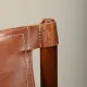 Arne Norell Sirocco Safari Lounge Chair in stained Ash and Brown Leather
