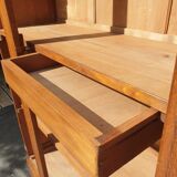 Art deco cabinet bookcase dark oak l135