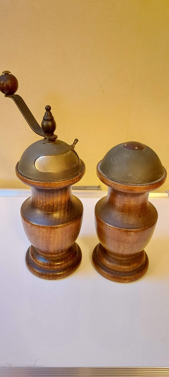 Vintage pepper and salt shaker