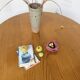 Fatlava style ashtray Vallauris pink