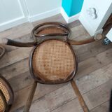 Pairs of bistro chairs