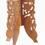 Table bois indienne sculptée