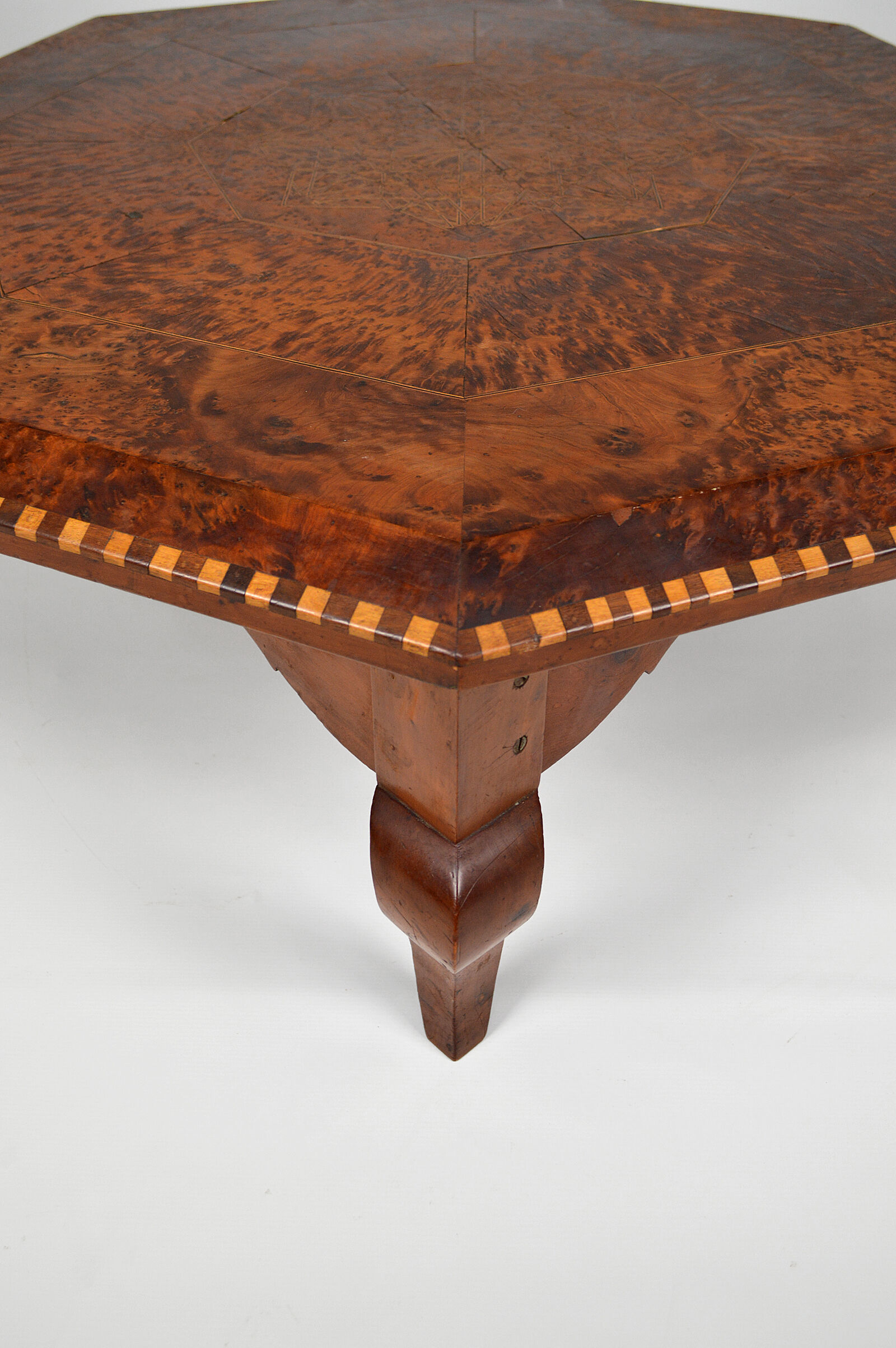Moroccan octagonal coffee table, circa 1920