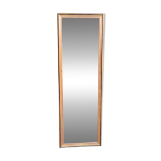 Scandinavian gold mirror 120x40cm 1970