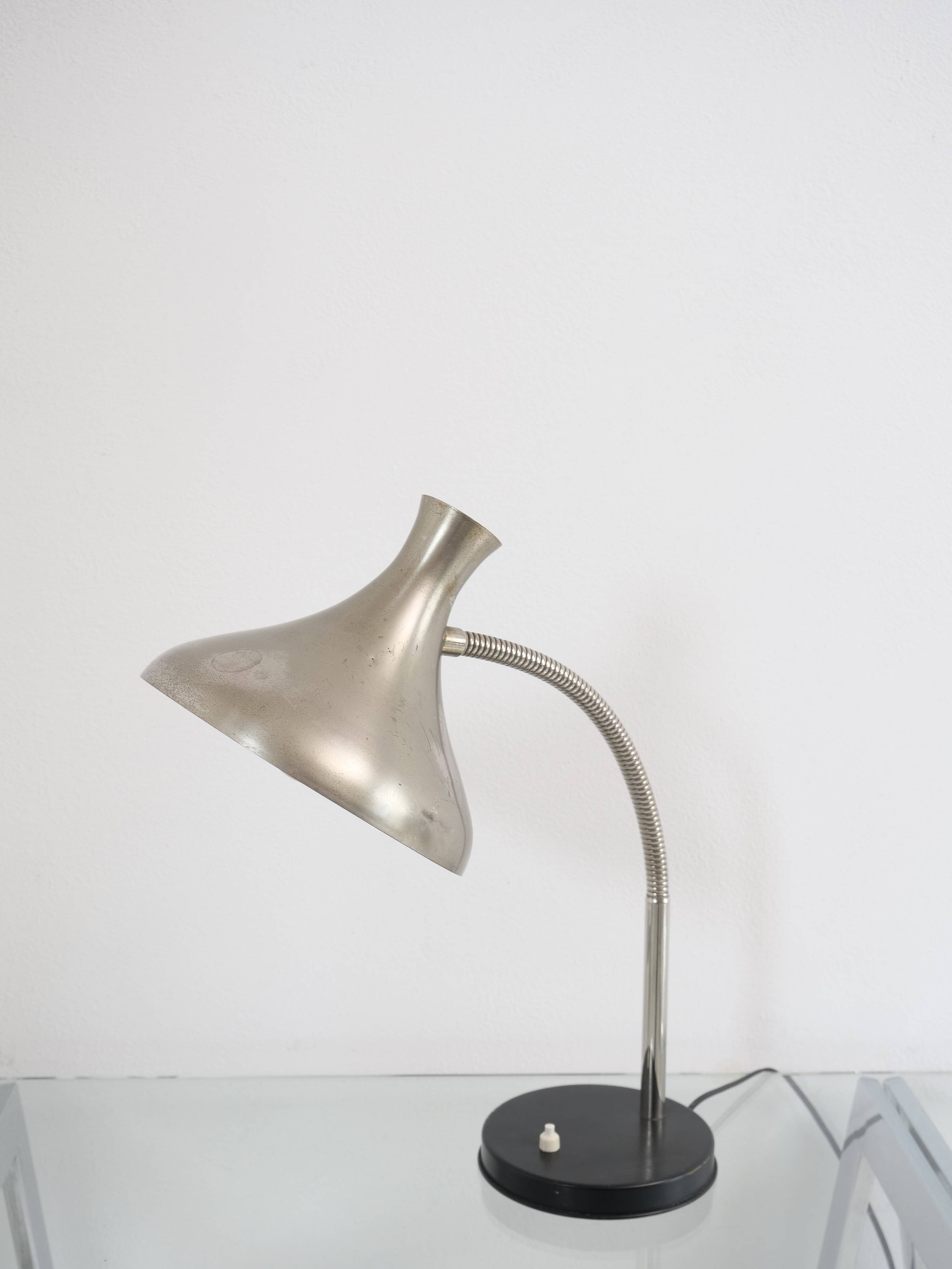 Vintage patinated diabolo lamp