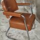 Vintage chair office chair armchair mocha brown