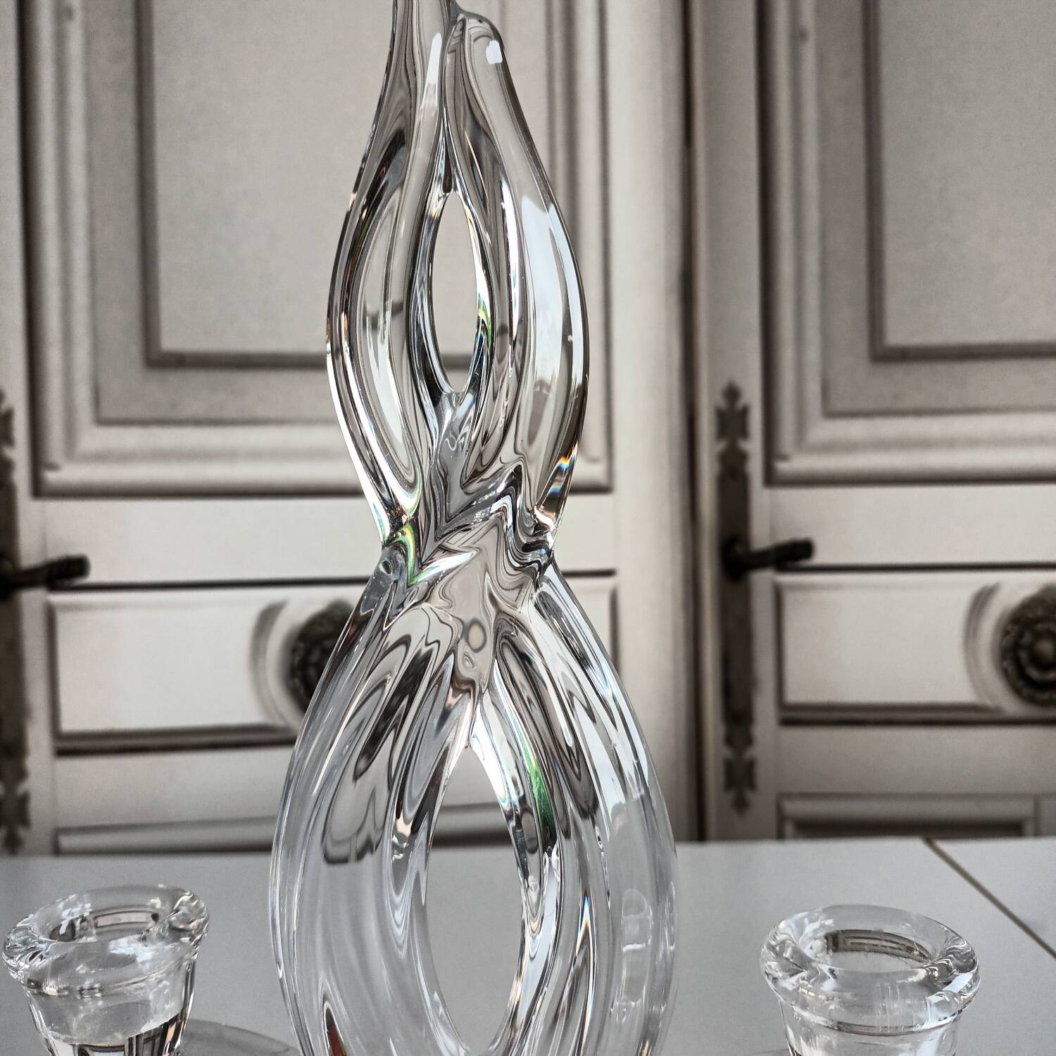 Bougeoir en cristal