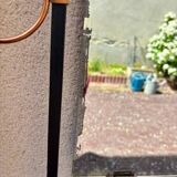 Wall coat rack wrought iron 1960