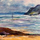 Tableau paysage de mer