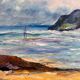 Sea landscape painting